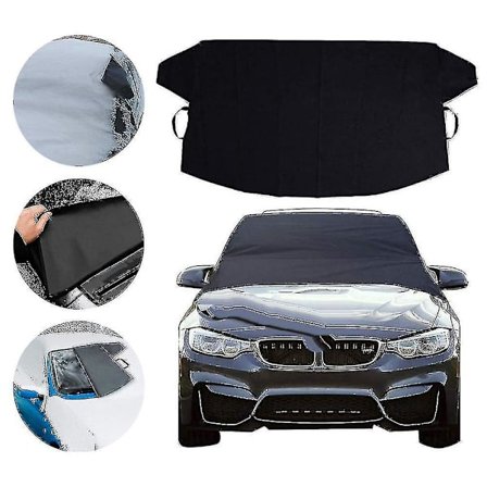 Magnetisk solskydd för bilar, solskydd för vindrutan, snöskydd, vattentät skydd (190 x 107 cm)