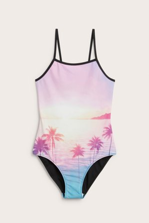 Kappahl | Badedrakt Rosa 134/140 | Rosa