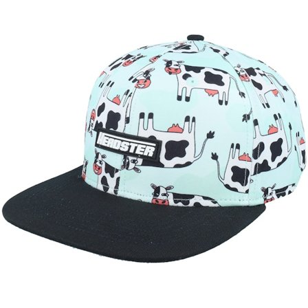 Kinder Headster - Blau snapback Cap - Kinder Dairy Free Soft Breeze/Black Snapback @ Hatstore