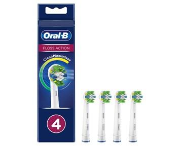 Oral-B Floss Action 4ct 4-pack FlossAction-refillborstar Oral care Tandborsthuvud - Tandborsthuvud
