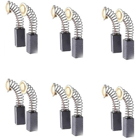 Kolborstar, 12 st Decker Kolborste, Slipmaskin Kolborste, Hållbar, Används För Elektrisk Hammare, Vinkelslip, Elektrisk Hyvel, Elektrisk Slipmaskin