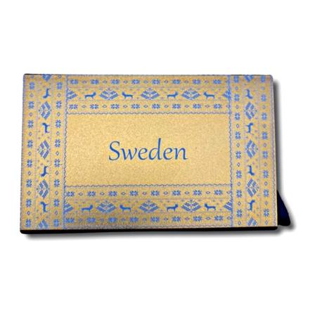 Present Korthållare För Kreditkort & Businesskort Sverige Mönste Silver