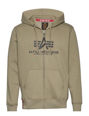 Basic Zip Hoody Green Alpha Industries