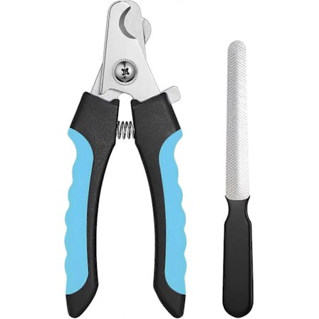 Klotång för hundar och katter - Klotång med snabbsäkerhetssensor för stora och medelstora hundar med hårda klor