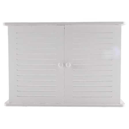 Trådlös Wifi Router Förvaringslådor Trä Låda S