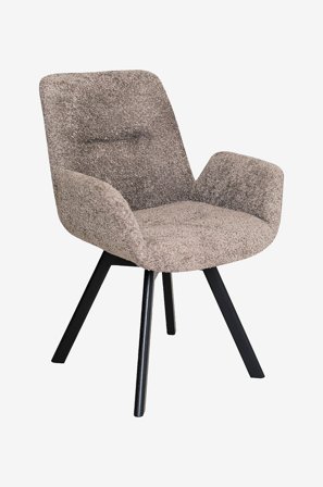 Nordic Furniture Group - Ruokapöytätuoli Crosby bl 2 kpl - Ruskea - Käsinojalliset tuolit - - Homeroom