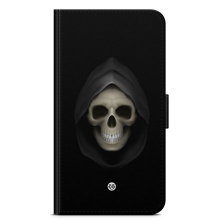 Bjornberry Plånboksfodral iPhone 13 - Black Skull