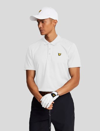 Lyle & Scott Sport Golf Tech Polo Shirt - White - XXL
