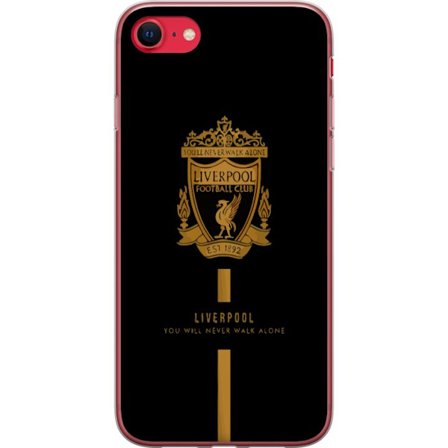 Kompatibel Mobilcover til Apple Apple iPhone 8 Liverpool klubemblem rød hvid sort design
