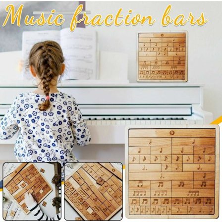 Nodeark - Dekorativt træornamentik til musikuddannelse, solrig