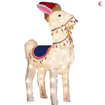 Juldekorationer Utomhus Ljussatta Djur, hund, rådjur, jultomte utomhus