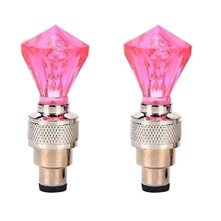 To sykkelhjul-lys, pneumatiske ventiler, lys, LED-effekt, belysningstilbehør