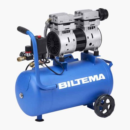 Biltema - Kompressor SOL24 750 W Oljefri med 24 liters tank, Ideell for Liten Garasje - Merke: Biltema