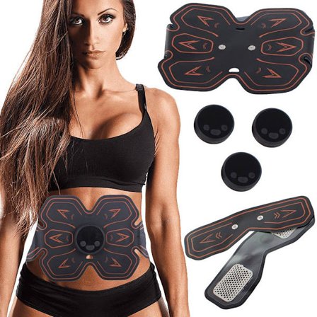 Muskelstimulator EMS för magmuskler armar ben