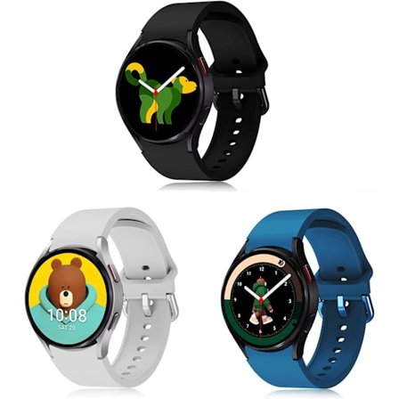 3-pack No Gap-rem kompatibelt med SAMSUNG Galaxy Watch 5/4 40mm