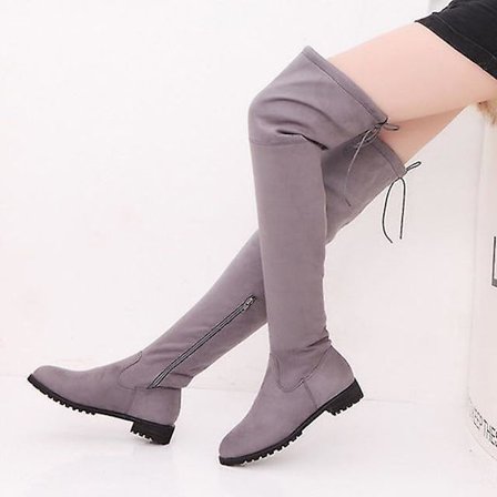 Lårhöga Kvinnor Western Over The Knee Boots Set-2