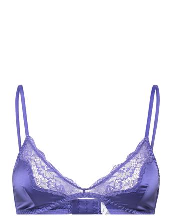 Brielle Bra 14434 Lingerie Bras & Tops Soft Bras Triangle Bras Blå Samsøe Samsøe