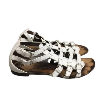 Giuseppe Zanotti Pre-owned Pre-ownedLædersandaler Hvid, Dame, Størrelse: 37 EU