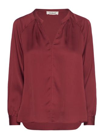 Slioana Blouse Ls Red Soaked In Luxury