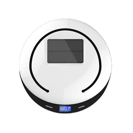 Solcellsdriven Bil Luftrenare Med Mobiltelefonställ USB Jonisator Fordon Atmosfär Rening För Ca