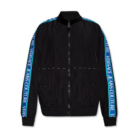 Versace Jeans Couture Jacket with logo , Zwart , Heren , Maat: 2XL