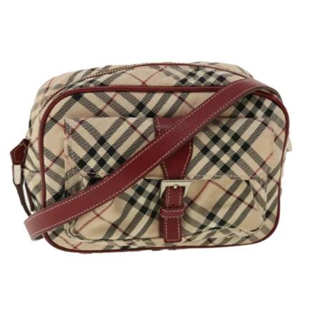 Burberry Vintage, Pre-owned Canvas shoulder-bags Beige, Dames, Maat:ONE Size