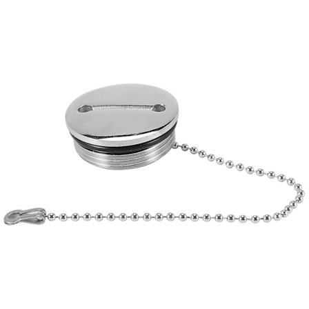 Båtdäcksfyllarlock Ersättningslock Med Kedja Rostfritt Stål Bränsle Vatten