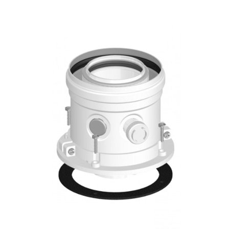 Attacco per tubo coassiale verticale diam. 60/100 per caldaie a condensazione Ferroli