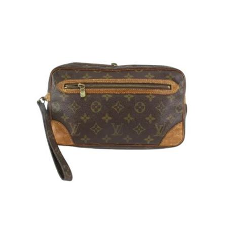 Louis Vuitton Vintage, Pre-owned Canvas louis-vuitton-bags Bruin, Dames, Maat:ONE Size