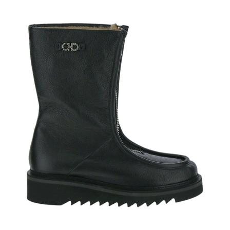 Salvatore Ferragamo, Rain Boots Zwart, Dames, Maat:37 EU