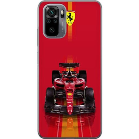 Yhteensopiva Puhelinkuori Xiaomi Xiaomi Redmi Note 10 Ferrari Formula 1 -auto ikonisessa punaisessa muotoilussa urheilullisella tarkkuudella