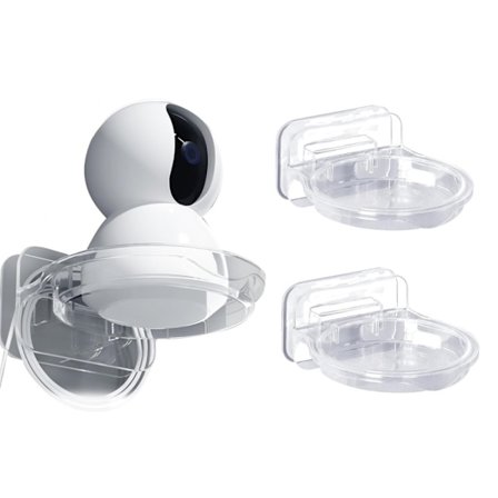 Veggmontert kamerafeste overvåkingshus - Universal plastbrakettsett for kuppelkamera, innendørs overvåking, utendørs sikkerhetssystem, med