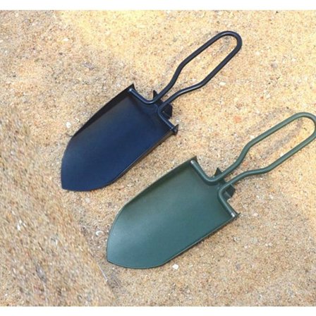 Havehave Mini Udendørs Foldbar Håndskovl (Sort & Oliven-2stk)