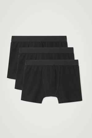 COS Homme Boxers En Coton - Lot De 3 in Noir