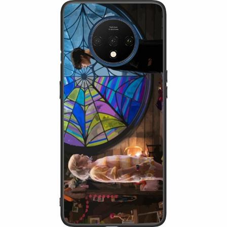 Oneplus 7t Svart Skal Wednesday Addams