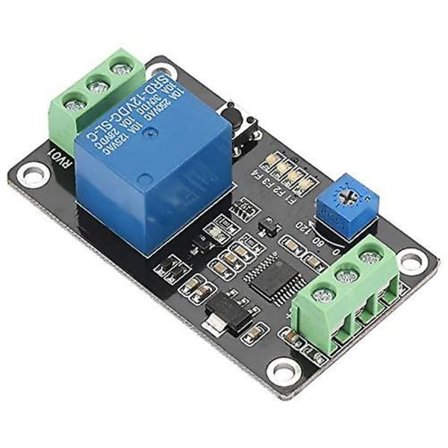 Timerrelé 5V 12V 24V Justerbar Timer Forsinkelsesrelé Modul Selv-låsende Trigger Forsinkelseskontroller Forsinkelse På Av Brytermodul (dc12v)
