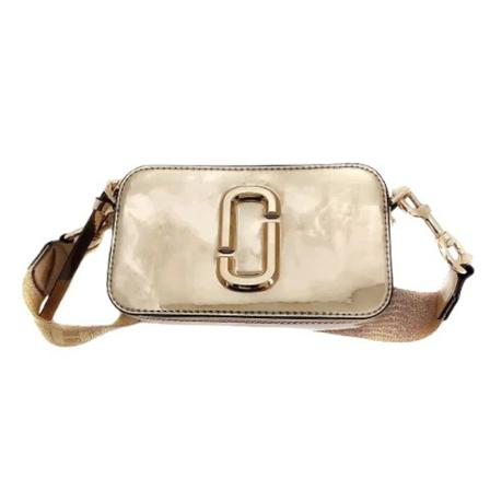 Marc Jacobs Pre-owned, Pre-owned Leather shoulder-bags Geel, Dames, Maat:ONE Size