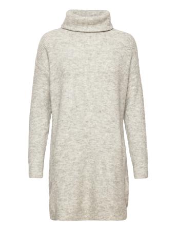 Vicilia Rollneck L/S Knit Tunic/Su- Grey Vila