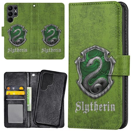 Samsung Galaxy S24 Ultra - Lommebok Deksel Harry Potter Slytherin