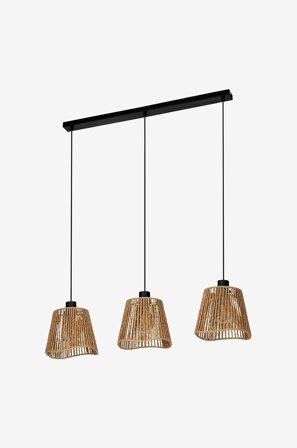 EGLO - Pendellampe Lavister With 3 Lamps - Svart - Takpendler - Fra Homeroom