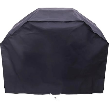 Grillovertræk, 600D Oxford stof sort grillovertræk, grillovertræk vejrbestandigt0