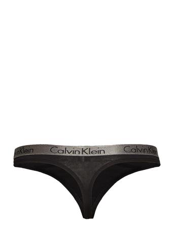 Thong Stringit Alusvaatteet Musta Calvin Klein