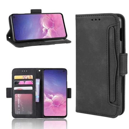 Samsung Galaxy S10e -lompakkokotelo PU-nahkainen 6-TASKUT Winston V3