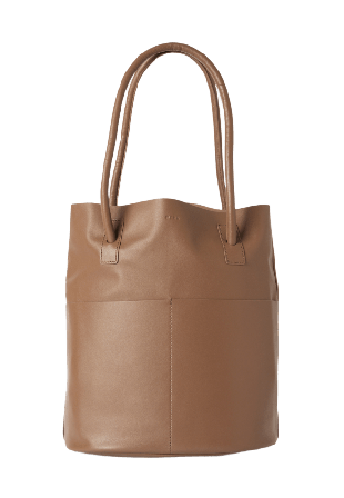 Wera Bucket bag i skinn SPANY Handväskor Dam Brun ONESIZE