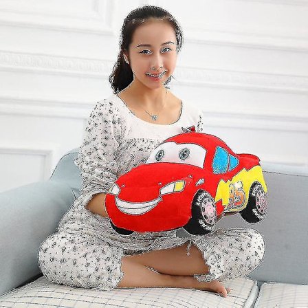 Simuleringsbil Story Doll Doll Kreativ plyschleksak Racing Pillow [DB]