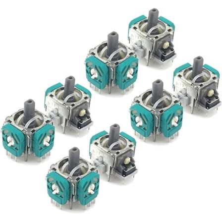 8 stk 3D Analog Joystick Trådløse Tommelpinner Sensorer Erstatning for Xbox One/Xbox Elite Controller Også for PS4 Controller