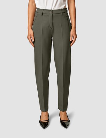 Shaping New Tomorrow - Dame - Essential Pants - Dark Olive - Tapered - Størrelse 28/28