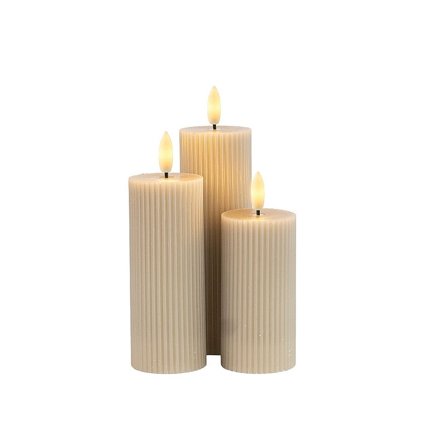 Sirius Smilla Genopladelig 3 stk. Varm Grå, Tøj & Bolig, Lys & Lamper, Led Lys