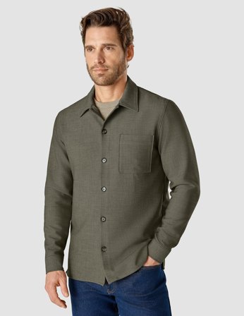 Shaping New Tomorrow - Heavy Edition Transitional Overshirt - Remote Green - Male - Size XXXL