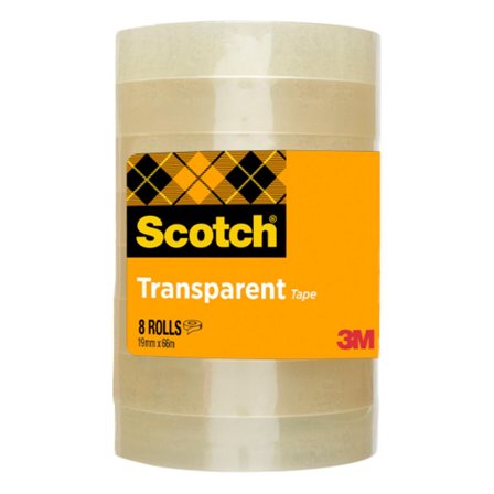 SCOTCH Tejp 508 genomskinlig 19mmx66m - Lyreco - Kontorsmaterial - Tejp lim och häftmassa - Tejp - Kontor